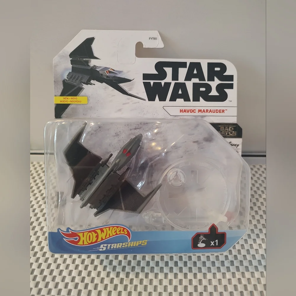 Hot Wheels Starships Havoc Marauder Bad Batch Star Wars Die-Cast NWT Disney